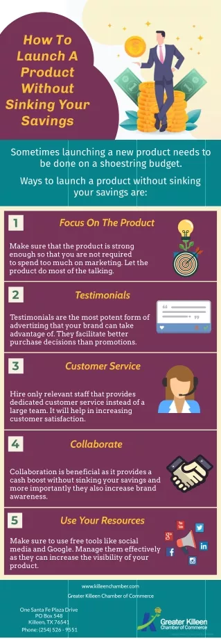 how to launch a product without sinking your