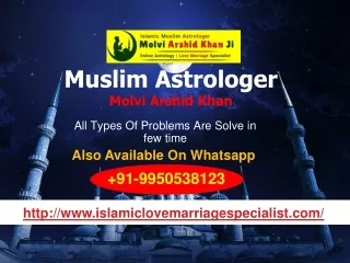 Husband Wife Solution Muslim Astrologer | Islamic Love marriage specialist