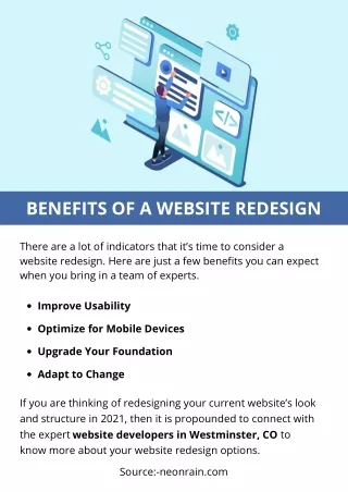 benefits of a website redesign