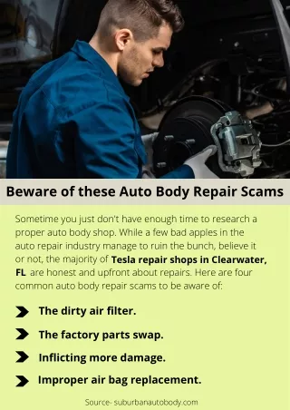 Beware of These Auto Body Repair Scams