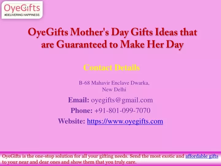 oyegifts mother s day gifts ideas that are guaranteed to make her day