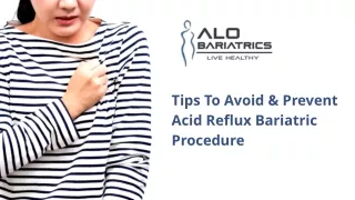 Tips To Avoid & Prevent Acid Reflux