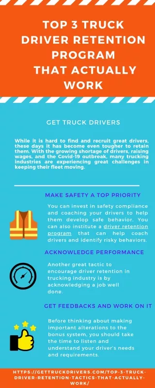 Top 3 Truck Driver Retention Program that Actually Work