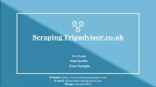 scraping tripadvisor co uk