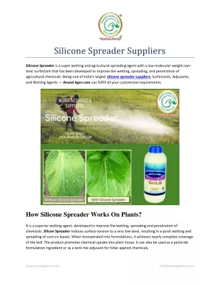 silicone spreader suppliers