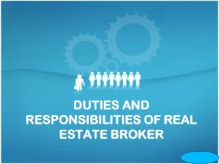 George Real Estate Group North Carolina | DUTIES OF REAL  ESTATE BROKER