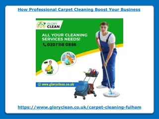 how professional carpet cleaning boost your