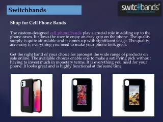 Shop for Cell Phone Bands
