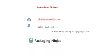 custom beard oil boxes