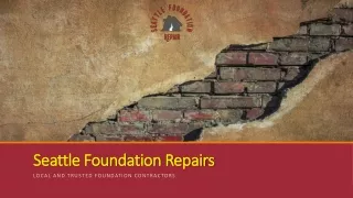 seattle foundation repairs