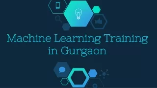 Syllabus of Machine Learning Training in Gurgaon