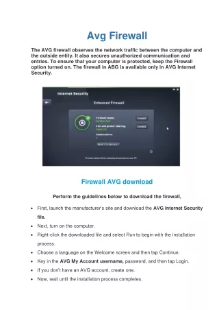 avg firewall