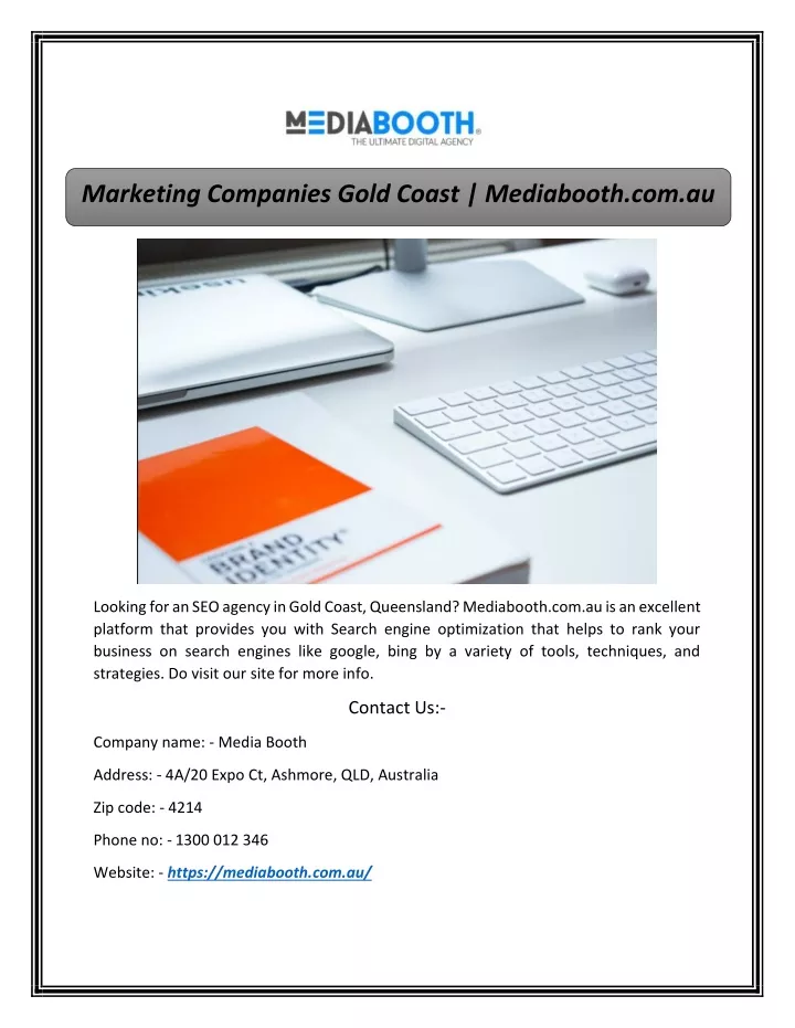 marketing companies gold coast mediabooth com au
