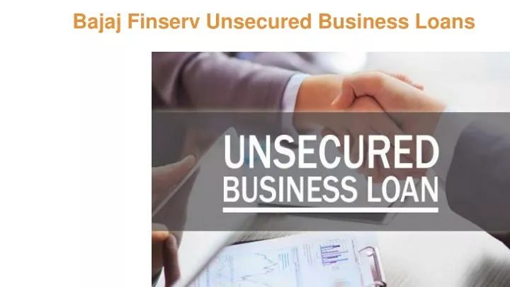 bajaj finserv unsecured business loans