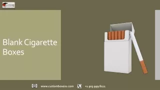 blank cigarette boxes