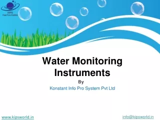 Water Monitoring Instruments