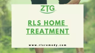 Order Online The Best Natural And Effective RLS Home Treatment