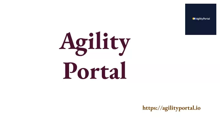 agility portal