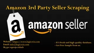 Amazon 3rd Party Seller Scraping