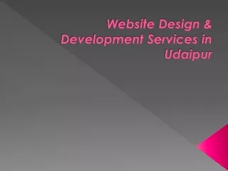 Website Design & Development Services in Udaipur