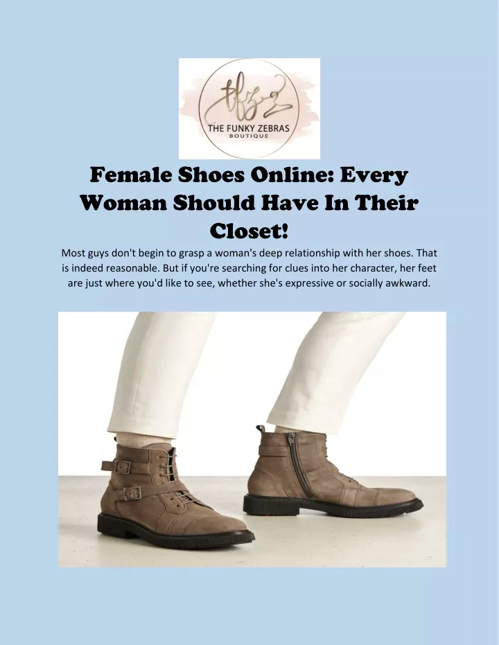 female shoes online every woman should have