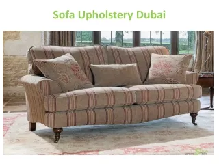 sofa upholstery dubai