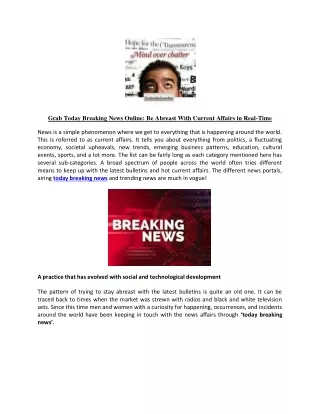 grab today breaking news online be abreast with
