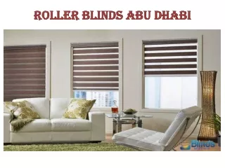 roller blinds abu dhabi