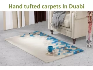 hand tufted carpets in duabi