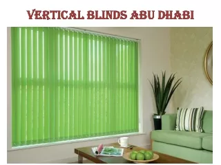 vertical blinds abu dhabi