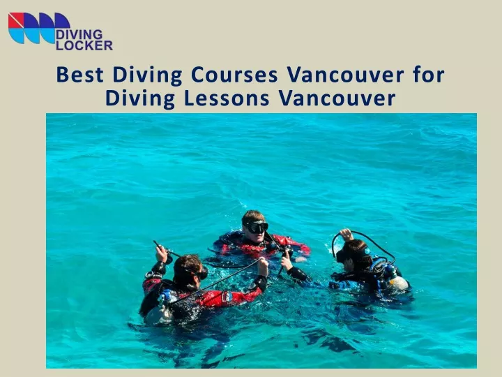 best diving courses vancouver for diving lessons