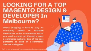 looking for a top magento design developer