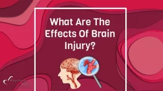 what are the effects of brain injury