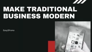 make traditional business modern