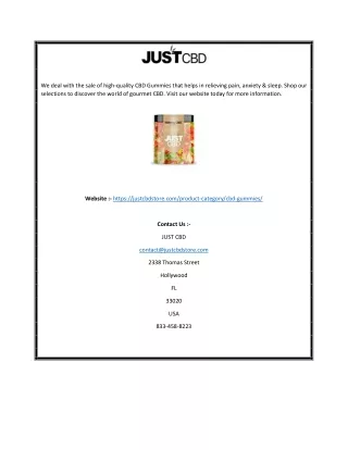 we deal with the sale of high quality cbd gummies