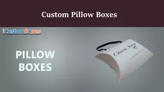 custom pillow boxes