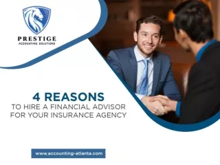 4 Reasons to Hire a Financial Tax Advisor for Your Insurance Agency