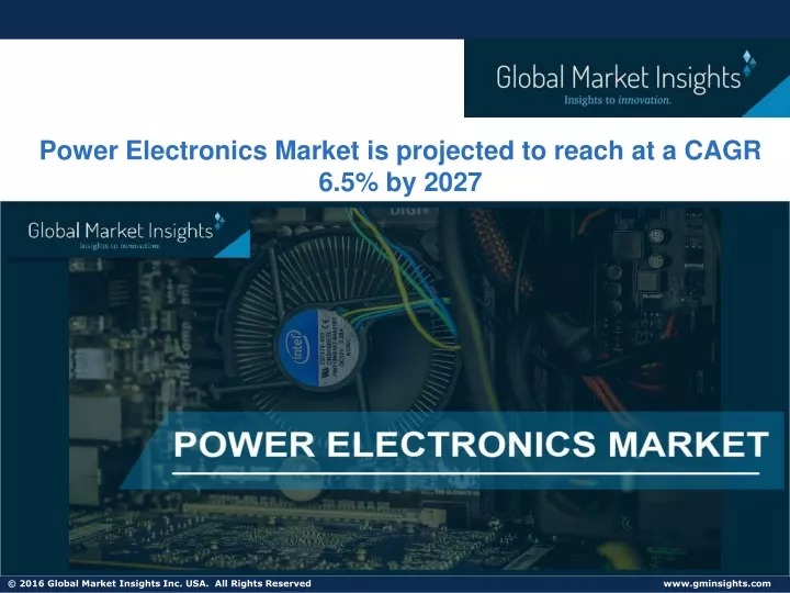 power electronics market is projected to reach