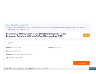 home online cme journal cme evaluation