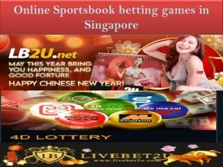 online Sportsbook betting games in Singapore