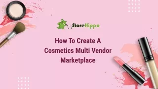 how to create a cosmetics multi vendor marketplace