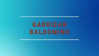 garridan baldomino
