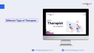 different type of therapies