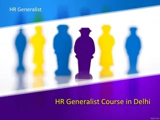 HR Generalist Course in Delhi