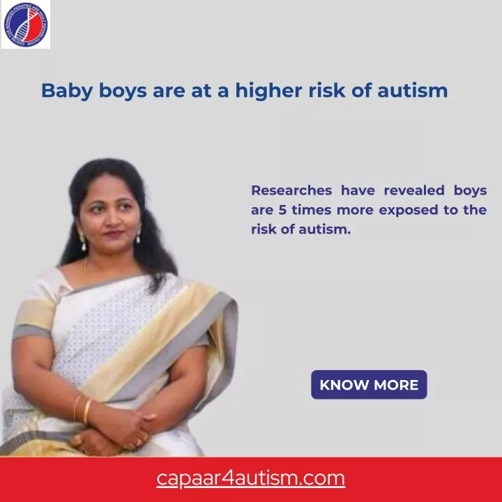 baby boys are at a higher risk of autism