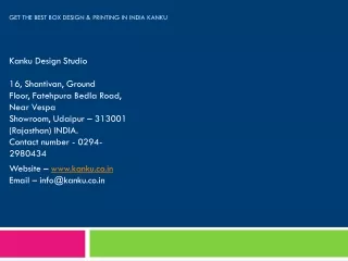 get the best box design printing in india kanku