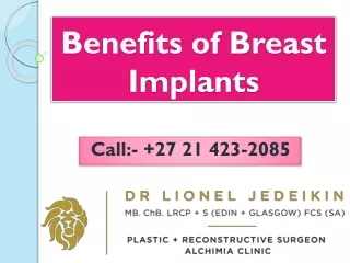 benefits of breast implants