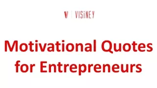 Motivational Quotes for Entrepreneurs