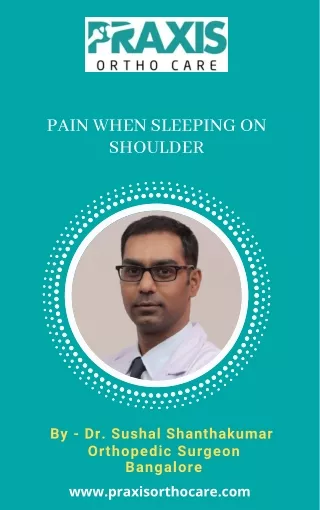 Best Shoulder Specialist in Bangalore | Pain When Sleeping on Shoulder