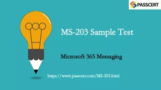 ms 203 sample test ms 203 sample test